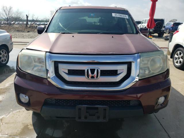 5FNYF3H40BB017380 - 2011 HONDA PILOT EX BURGUNDY photo 5