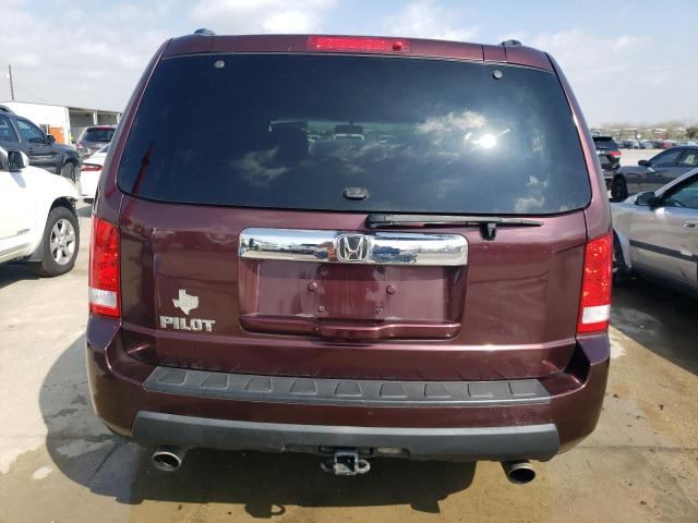 5FNYF3H40BB017380 - 2011 HONDA PILOT EX BURGUNDY photo 6