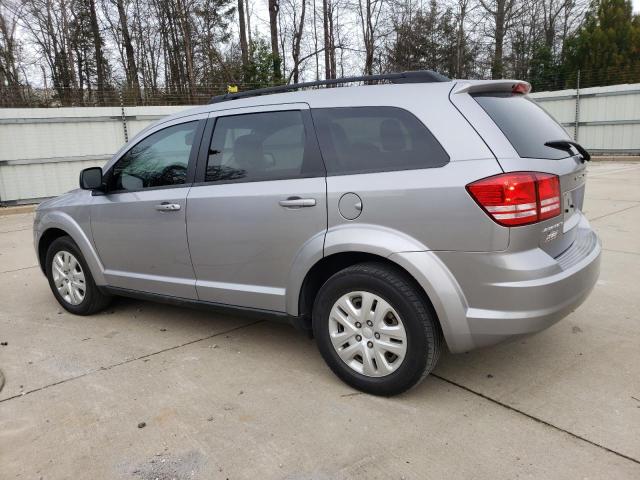 3C4PDCAB7JT529275 - 2018 DODGE JOURNEY SE SILVER photo 2