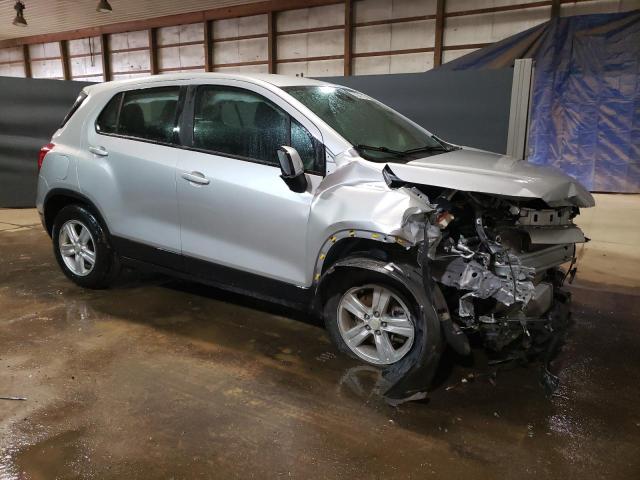 KL7CJNSM6MB367838 - 2021 CHEVROLET TRAX LS SILVER photo 4