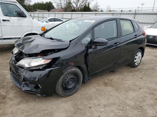 JHMGK5H51GS002102 - 2016 HONDA FIT LX BLACK photo 1