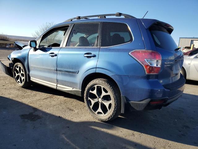 JF2SJGWC2FH574787 - 2015 SUBARU FORESTER 2.0XT TOURING BLUE photo 2