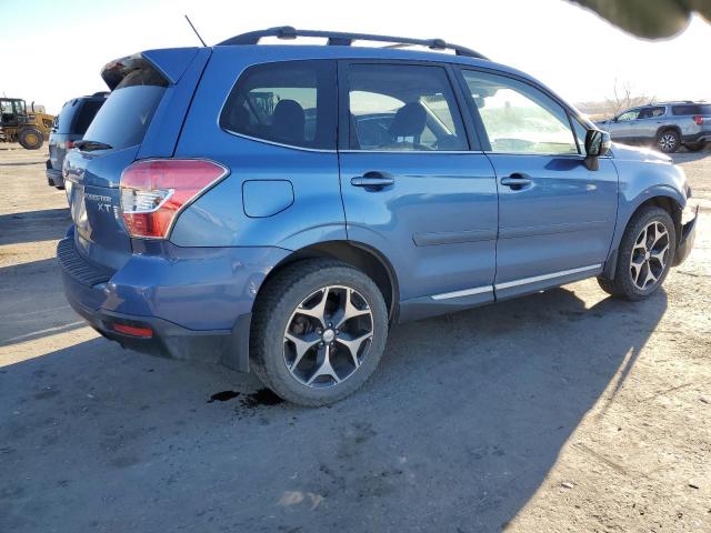 JF2SJGWC2FH574787 - 2015 SUBARU FORESTER 2.0XT TOURING BLUE photo 3