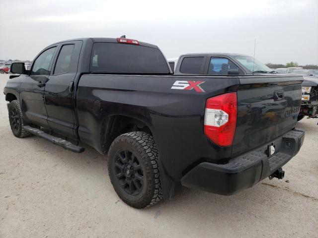 5TFRY5F18MX280082 - 2021 TOYOTA TUNDRA DOUBLE CAB SR/SR5 BLACK photo 2
