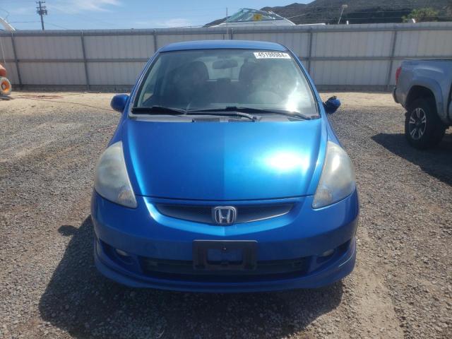 JHMGD38688S015938 - 2008 HONDA FIT SPORT BLUE photo 5