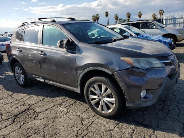 2T3YFREV3EW078480 - 2014 TOYOTA RAV4 LIMITED GRAY photo 4