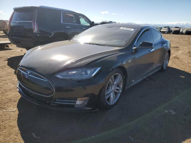 5YJSA1DN7DFP06164 - 2013 TESLA MODEL S შავი ფოტო 1
