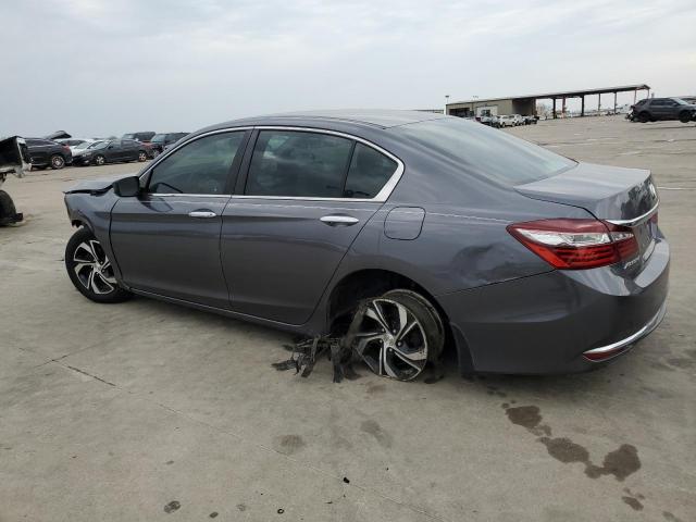 1HGCR2F38HA038230 - 2017 HONDA ACCORD LX GRAY photo 2