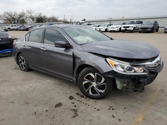 1HGCR2F38HA038230 - 2017 HONDA ACCORD LX GRAY photo 4