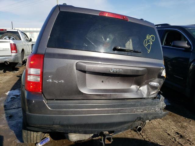 1C4NJRFB6GD566859 - 2016 JEEP PATRIOT LATITUDE GRAY photo 6