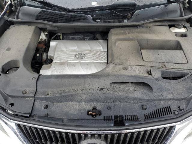 2T2BK1BA0BC091452 - 2011 LEXUS RX 350 WHITE photo 12