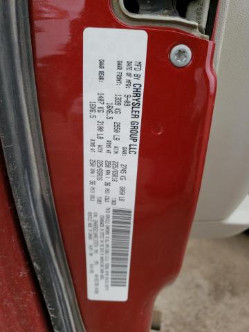 2A4RR5D10AR137874 - 2010 CHRYSLER TOWN & COU TOURING 红色 照片 14