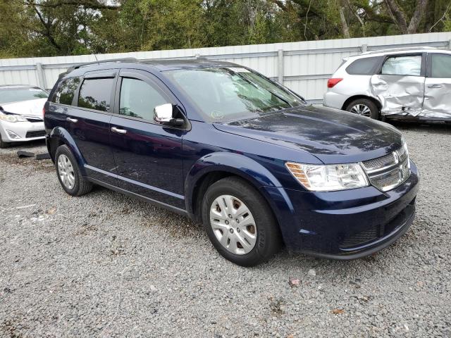 3C4PDCAB9JT376351 - 2018 DODGE JOURNEY SE BLUE photo 4