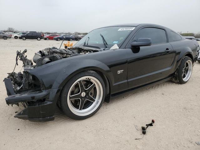 1ZVHT82H285150490 - 2008 FORD MUSTANG GT BLACK photo 1