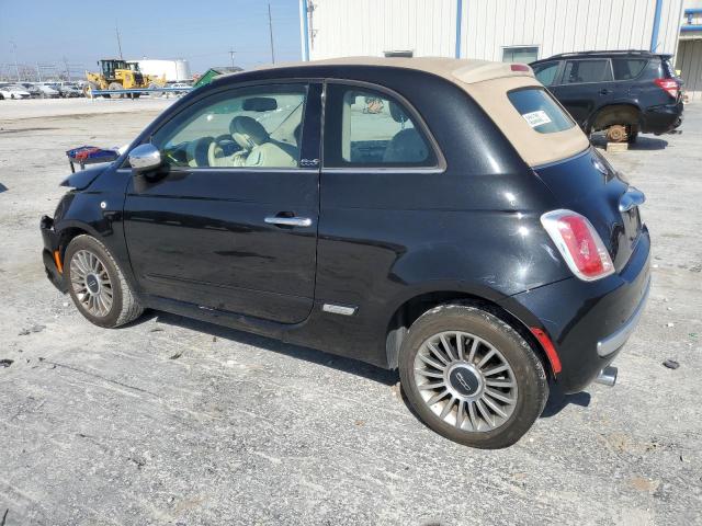 3C3CFFER0CT111164 - 2012 FIAT 500 LOUNGE BLACK photo 2