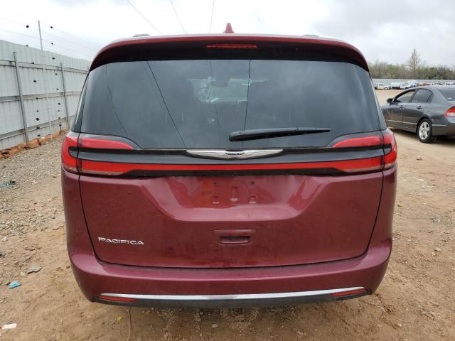 2C4RC1BG7NR220148 - 2022 CHRYSLER PACIFICA TOURING L მუქწითელი ფოტო 6