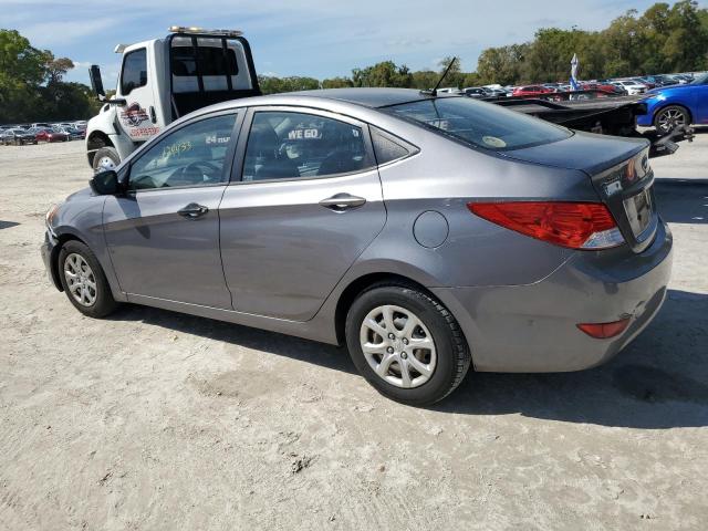 KMHCT4AE6DU484322 - 2013 HYUNDAI ACCENT GLS GRAY photo 2