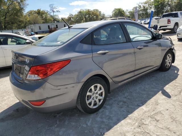 KMHCT4AE6DU484322 - 2013 HYUNDAI ACCENT GLS GRAY photo 3