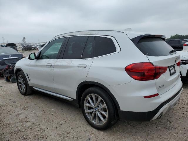 5UXTR7C5XKLE98567 - 2019 BMW X3 SDRIVE30I WHITE photo 2