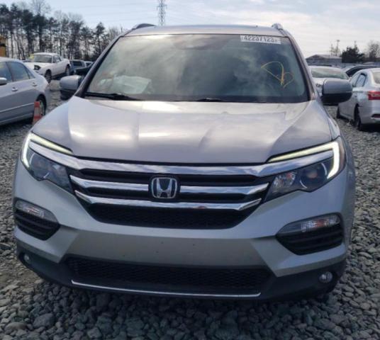 5FNYF6H96JB003849 - 2018 HONDA PILOT TOURING SILVER photo 5