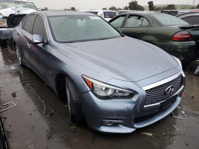 JN1BV7AP3FM341640 - 2015 INFINITI Q50 BASE SILVER photo 4