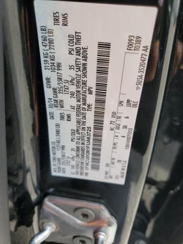 1FMCU0G91FUA63725 - 2015 FORD ESCAPE SE BLACK photo 12