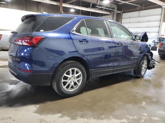 3GNAXUEG3PL201358 - 2023 CHEVROLET EQUINOX LT BLUE photo 3