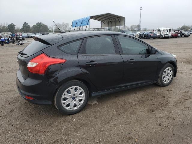 1FAHP3K26CL433703 - 2012 FORD FOCUS SE BLACK photo 3