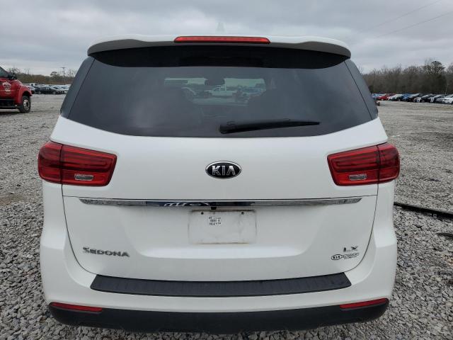 KNDMB5C15M6668344 - 2021 KIA SEDONA LX WHITE photo 6