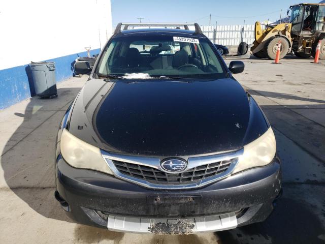 JF1GH63638G824237 - 2008 SUBARU IMPREZA OUTBACK SPORT BLACK photo 5