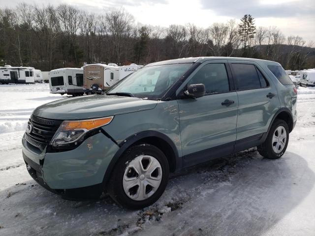 1FM5K8AR0FGC08984 - 2015 FORD EXPLORER POLICE INTERCEPTOR GREEN photo 1