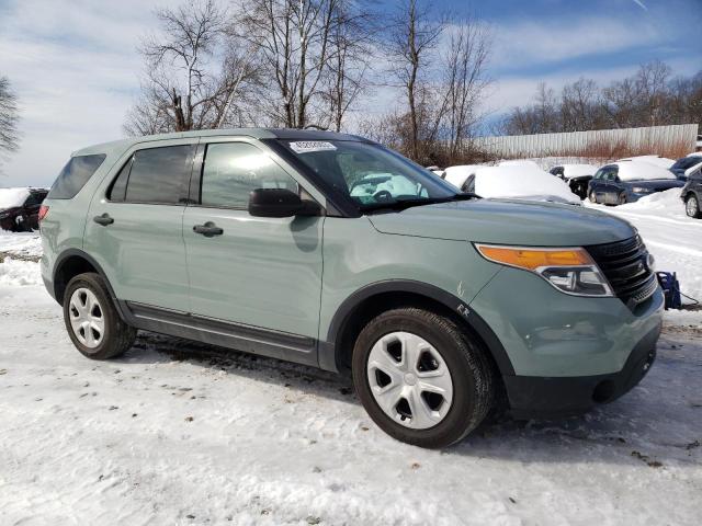 1FM5K8AR0FGC08984 - 2015 FORD EXPLORER POLICE INTERCEPTOR GREEN photo 4