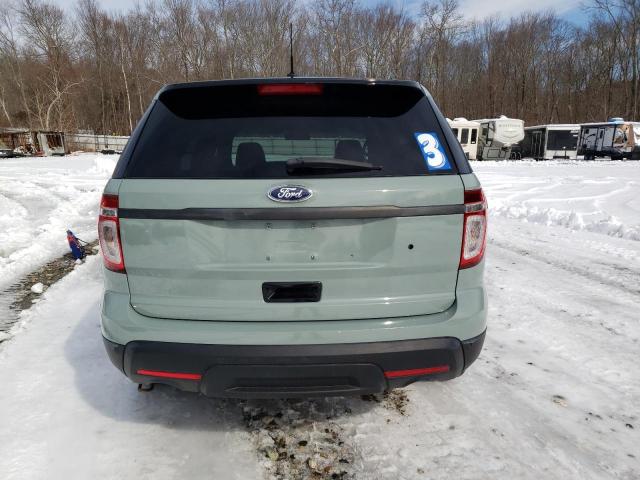 1FM5K8AR0FGC08984 - 2015 FORD EXPLORER POLICE INTERCEPTOR GREEN photo 6
