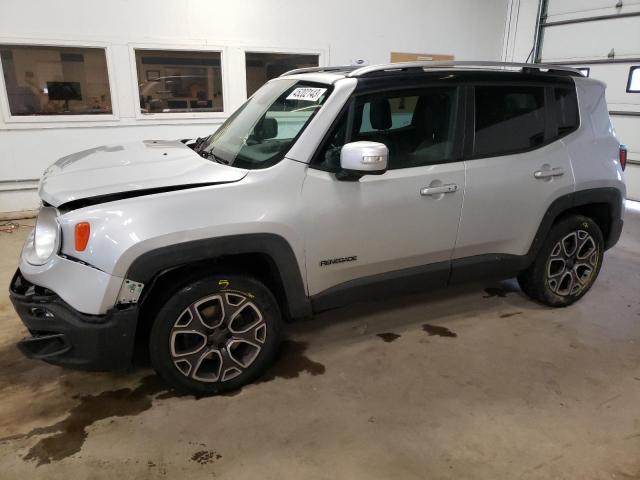 ZACCJBDT0FPB54060 - 2015 JEEP RENEGADE LIMITED SILVER photo 1