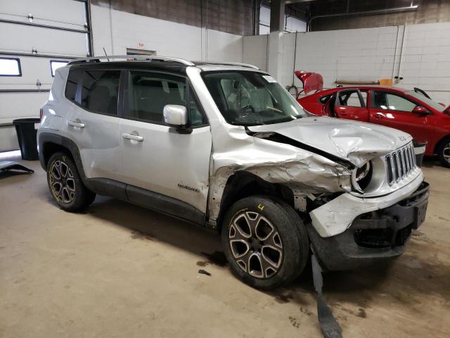 ZACCJBDT0FPB54060 - 2015 JEEP RENEGADE LIMITED SILVER photo 4