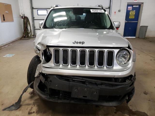 ZACCJBDT0FPB54060 - 2015 JEEP RENEGADE LIMITED SILVER photo 5