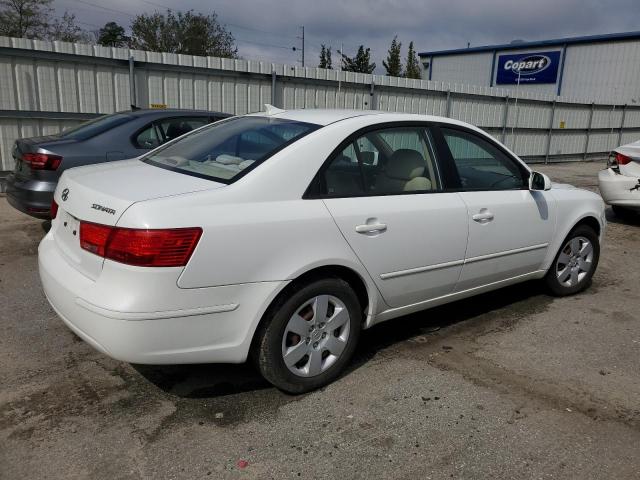 5NPET46C59H497813 - 2009 HYUNDAI SONATA GLS WHITE photo 3