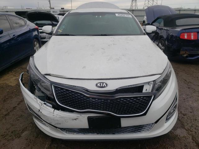 5XXGM4A75FG509689 - 2015 KIA OPTIMA LX WHITE photo 5