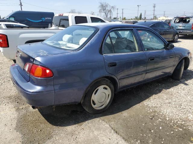 1NXBR12E8YZ413586 - 2000 TOYOTA COROLLA VE BLUE photo 3