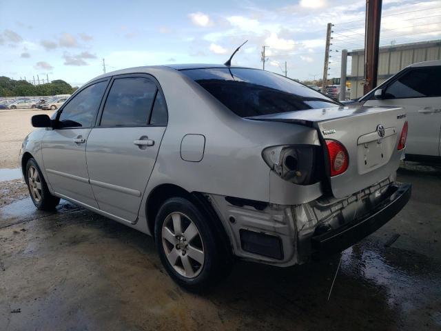 2T1BR30E05C437196 - 2005 TOYOTA COROLLA CE SILVER photo 2