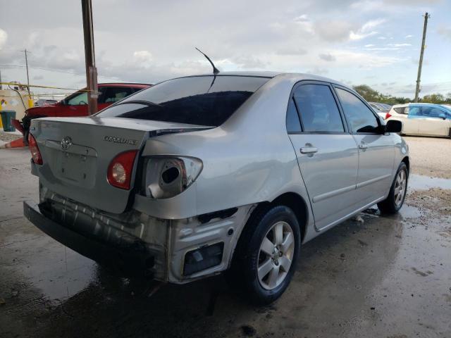 2T1BR30E05C437196 - 2005 TOYOTA COROLLA CE SILVER photo 3