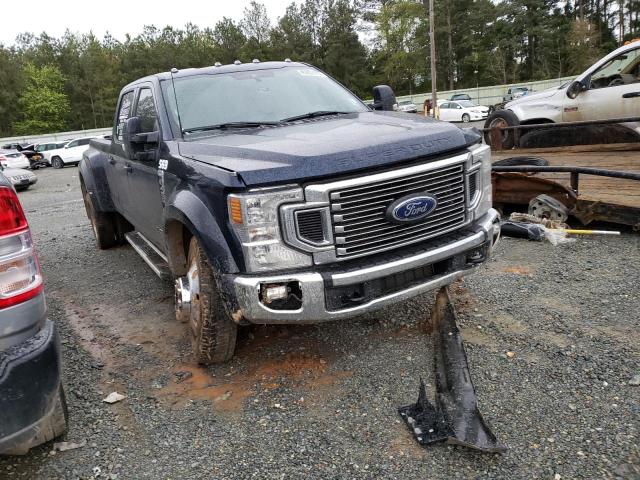 1FT8W4DT5NEF19729 - 2022 FORD F450 SUPER DUTY BLUE photo 4