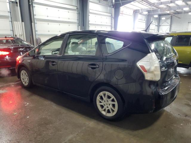 JTDZN3EU9E3334734 - 2014 TOYOTA PRIUS V BLACK photo 2