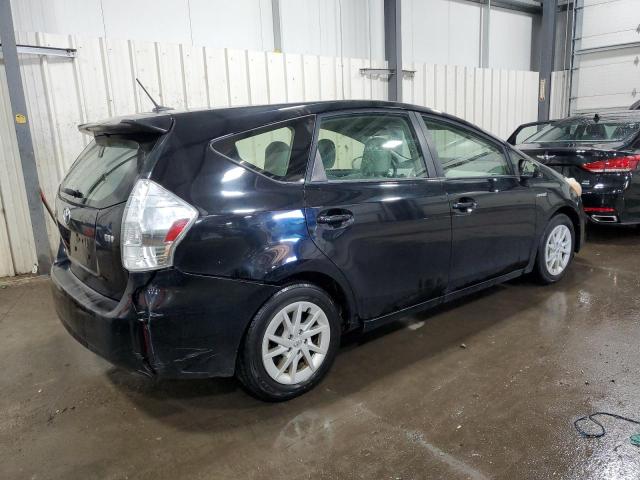 JTDZN3EU9E3334734 - 2014 TOYOTA PRIUS V BLACK photo 3