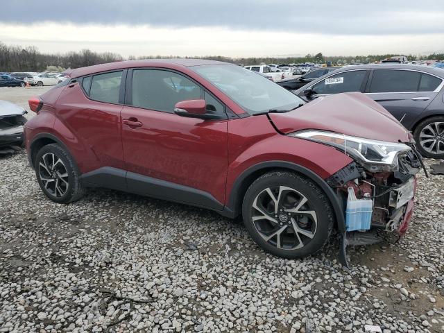 JTNKHMBX7K1055508 - 2019 TOYOTA C-HR XLE MAROON photo 4