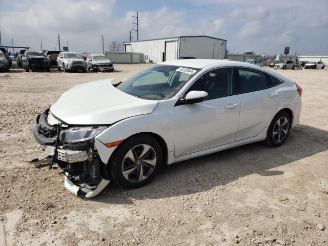 19XFC2F68LE013387 - 2020 HONDA CIVIC LX WHITE photo 1