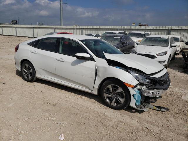 19XFC2F68LE013387 - 2020 HONDA CIVIC LX WHITE photo 4