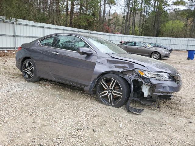 1HGCT2B02HA000683 - 2017 HONDA ACCORD TOURING GRAY photo 4