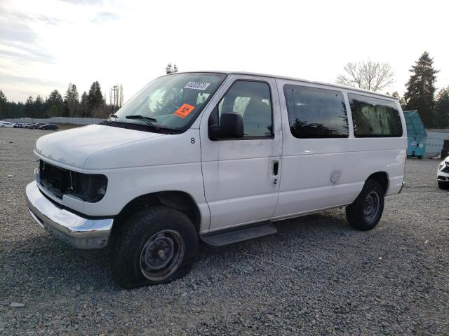 1FDNE31P16DB39054 - 2006 FORD ECONOLINE E350 SUPER DUTY WAGON WHITE photo 1