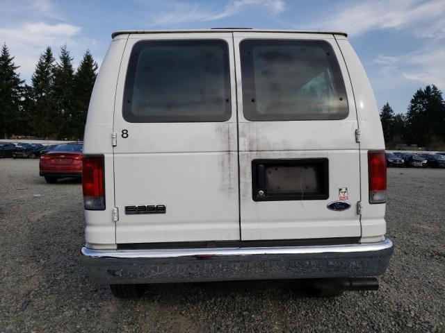 1FDNE31P16DB39054 - 2006 FORD ECONOLINE E350 SUPER DUTY WAGON WHITE photo 6